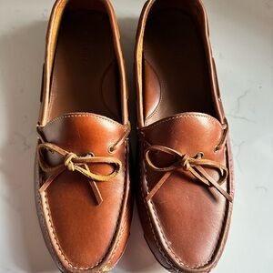 Cole Haan Gunnison Driving Shoes Men’s 11.5D Brown Leather Moc Toe Loafers